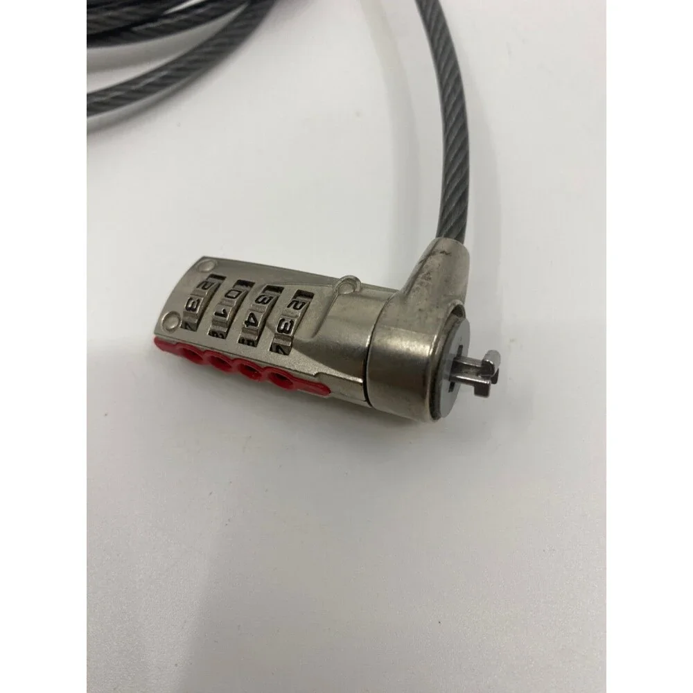 Kensington Laptop Computer MicroSaver Security Cable W/lock J76700